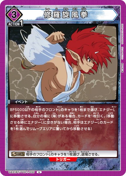 画像1: UA21BT/YYH-1-030 U　修羅旋風拳 (1)